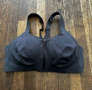 Victorias Secret Knockout Max Support HighImpact Front-Close SportBra Black 36DD